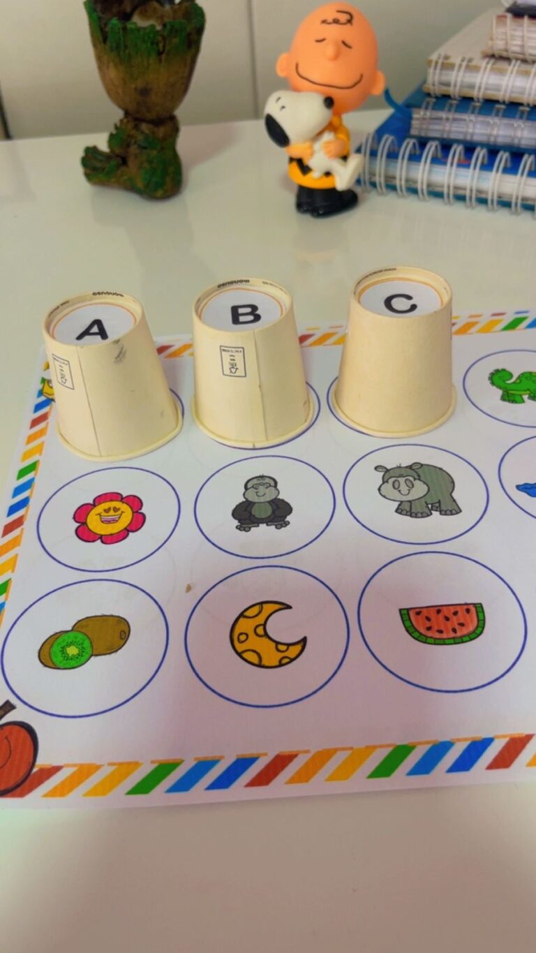 Atividade Educação Infantil letras do alfabeto