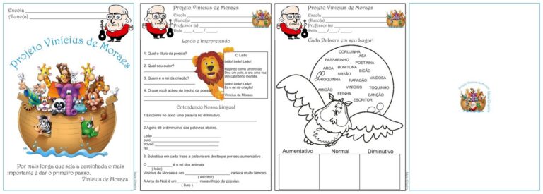 Atividades Projeto Vinícius de Moraes