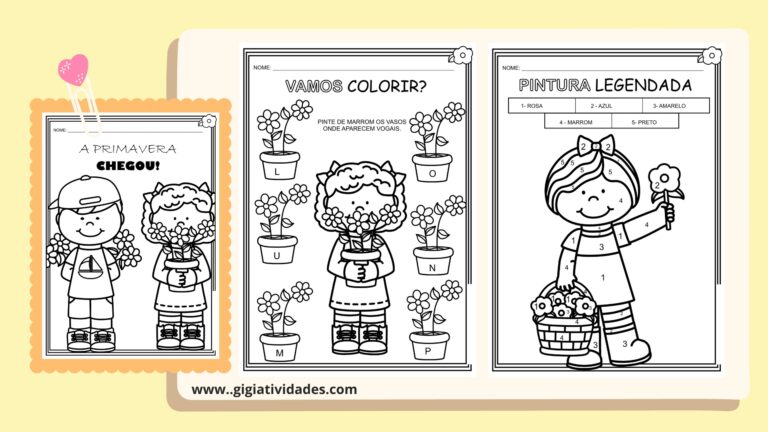 Atividades Primavera Educação Infantil