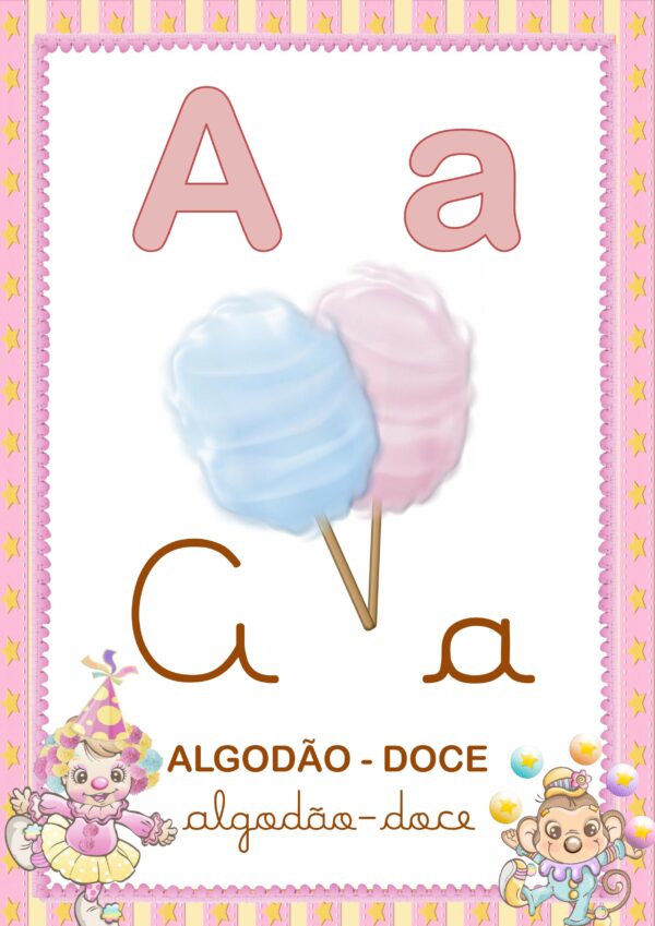 Alfabeto Ilustrado Tema Circo Doce - Image 2