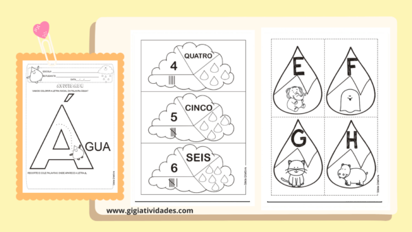 Caderno de Atividades Dia da Água para Educação Infantil